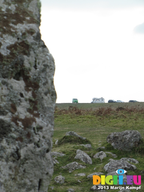 SX26309 Van at King Arthur's Stone